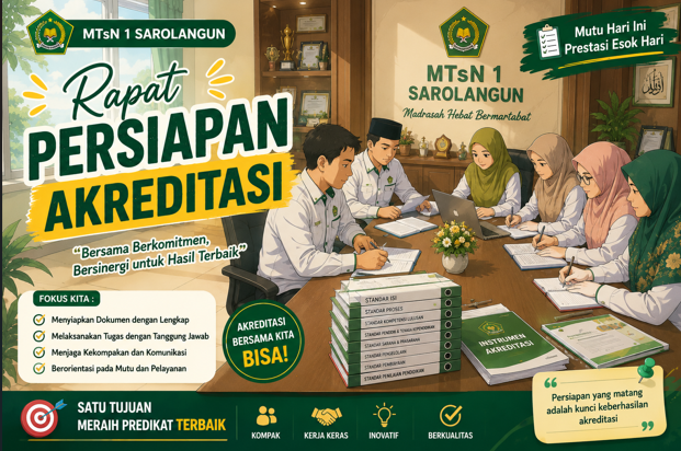 MTsN 1 Sarolangun Persiapkan Akreditasi 2026 dengan Rapat Inti MTsN 1 Sarolangun Persiapkan Akreditasi 2026 dengan Rapat Inti
