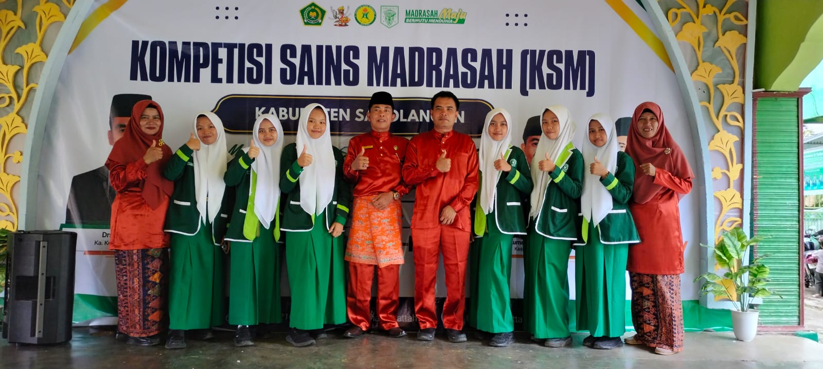 Siswa MTsN 1 Sarolangun, Selasa, 2 Juli 2024,  Mengikuti KSM Tingkat Kabupaten Sarolangun  