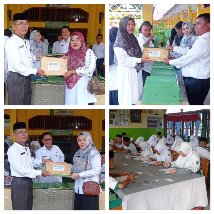 Pelaksanaan Ujian Semester Ganjil Tahun 2022 di MTsN 1 Sarolangun.