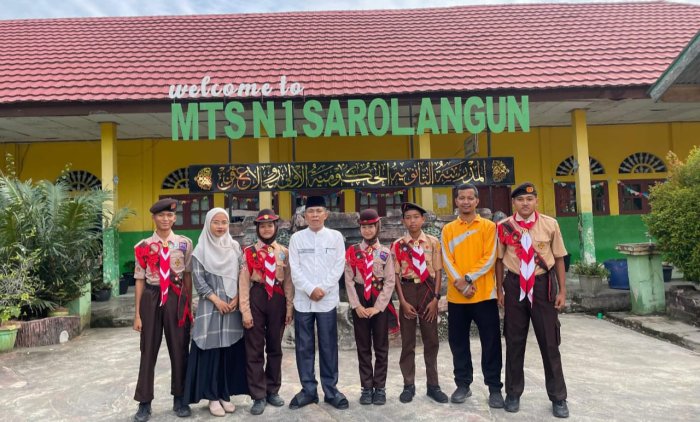 Lima Peserta Didik MTsN 1 Sarolangun Ikuti Jambore Cabang Sarolangun 2025